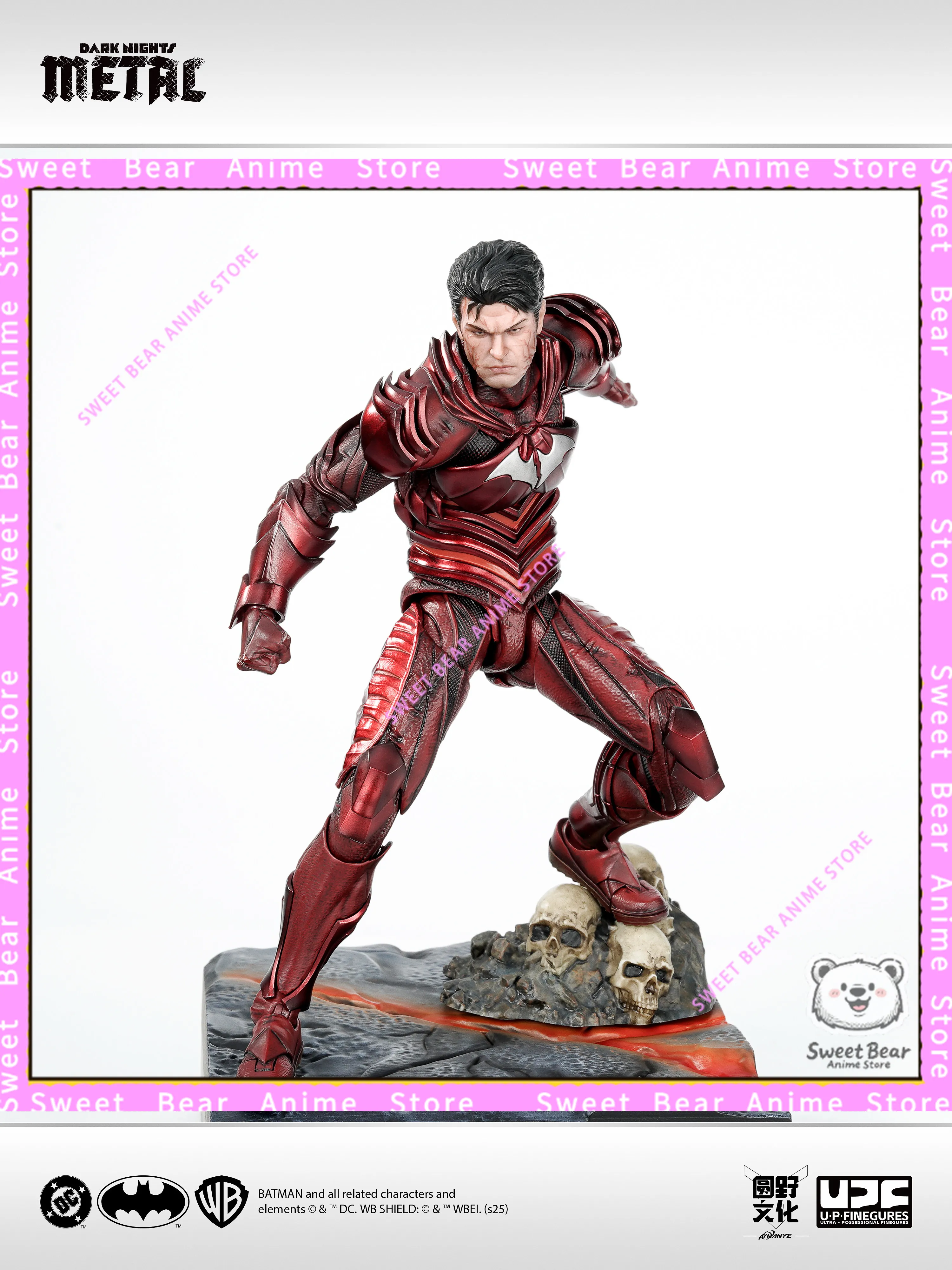 ما قبل البيع UPFinegures 1/12 مقياس الموت الأحمر ليالي الظلام: المعادن عمل نموذج لجسم اللعب العصرية سطح المكتب دمية المقتنيات