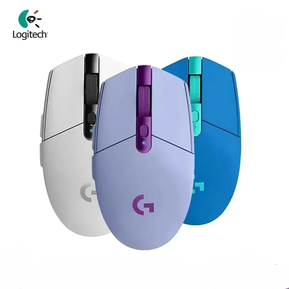 Mouse da gioco wireless Bluetooth Logitech G304 blu Mouse desktop da ufficio per laptop 2.4G