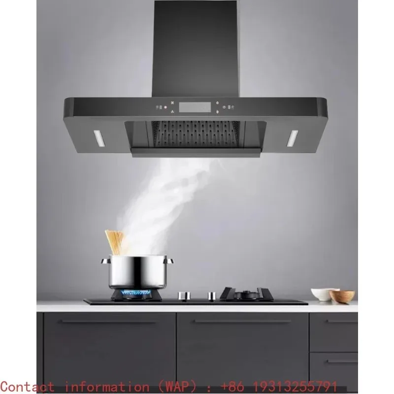 【Best-selling】Kitchen Range Hood Island Chimney Range Hood Stainless Steel European Style Kitchen Range Hood