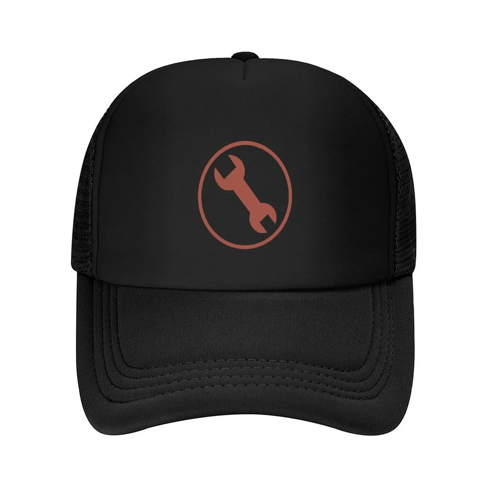 

TF2 engineer icon RED Baseball Cap Big Size Hat luxury caps Mountaineering Sun Cap Luxury Woman Men's