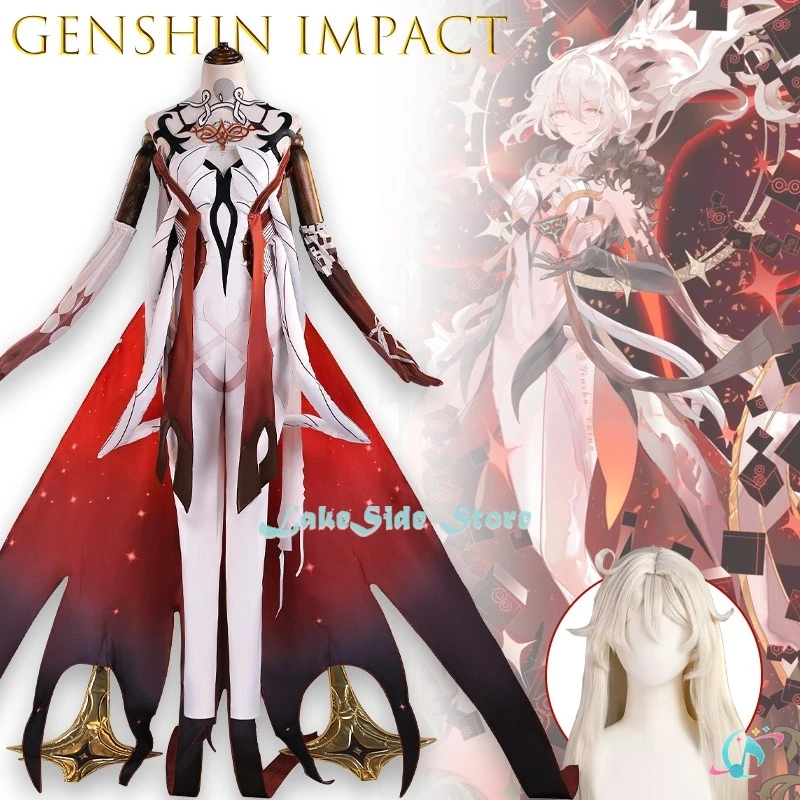 

smoday Genshin Impact Ruler Of Space Asmoday Cosplay Costume Anime Roleplay Outfit High Quality Halloween Costume Christmas Cos