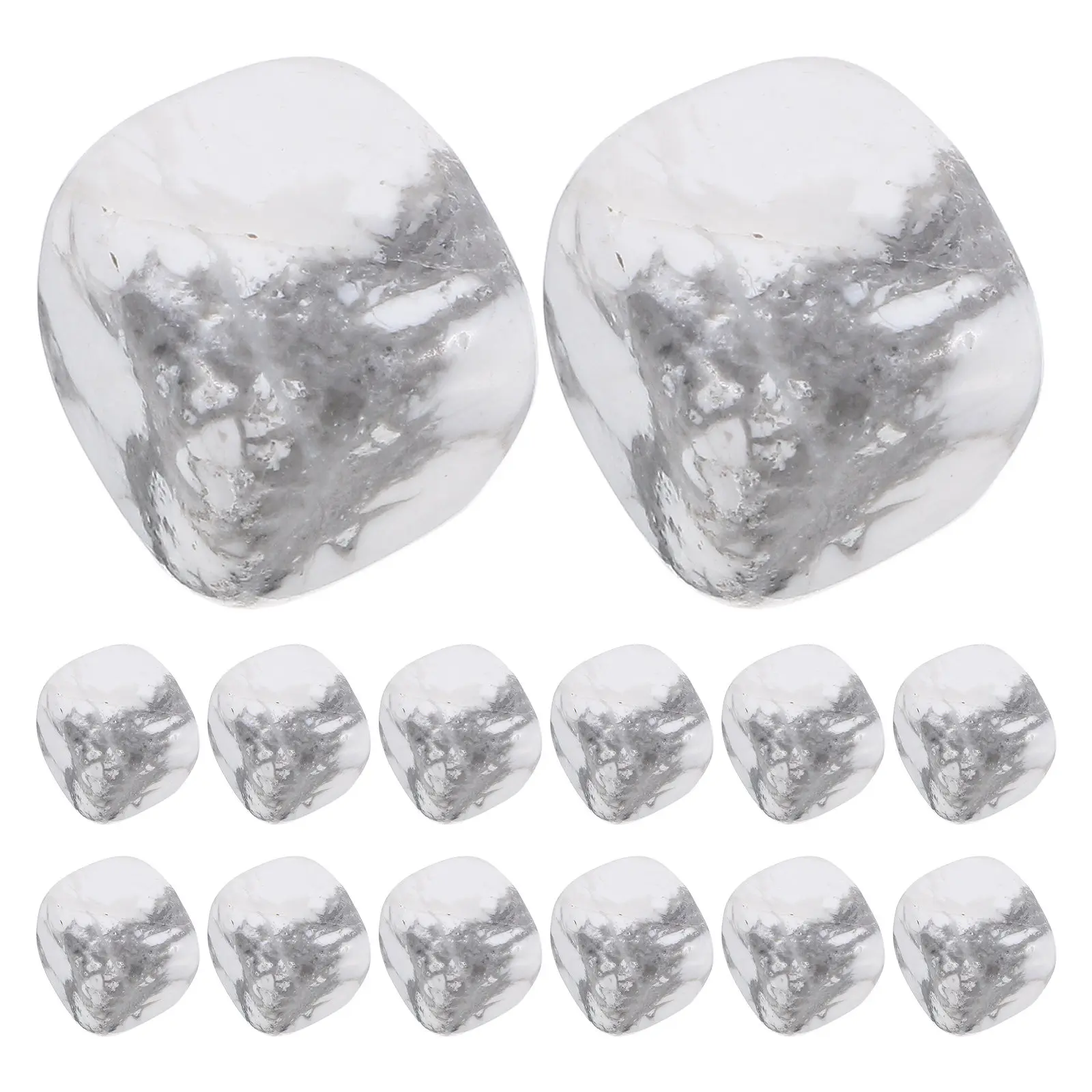 Natural Polished Tumbled Crystal Quartz Stones 2-3cm Irregular Shapes Healing Chakra Stones Feng Shui Fish Tank Decor