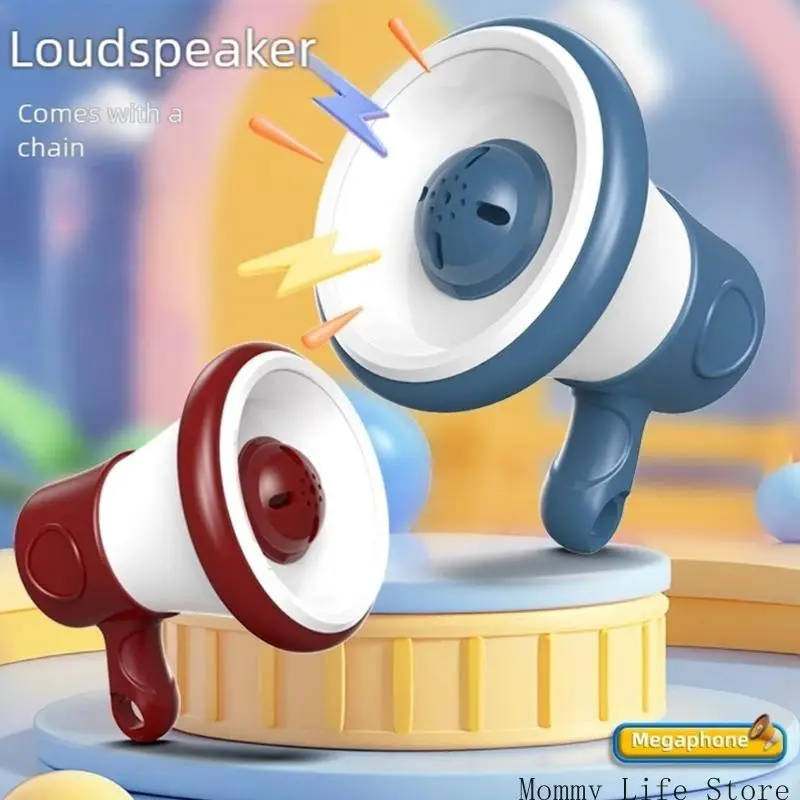 

Voice Recording Speaker Amplifier For Kids Party Activity Comfortable Grip Educational Megaphone Toy for Child Roleplay