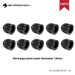 Barrowch 8/10pcs Wolverine OD14mm 16MM super anti-off hard tube fitting Water Cooling Connector Fitting G1/4 Thread PETG Acrylic