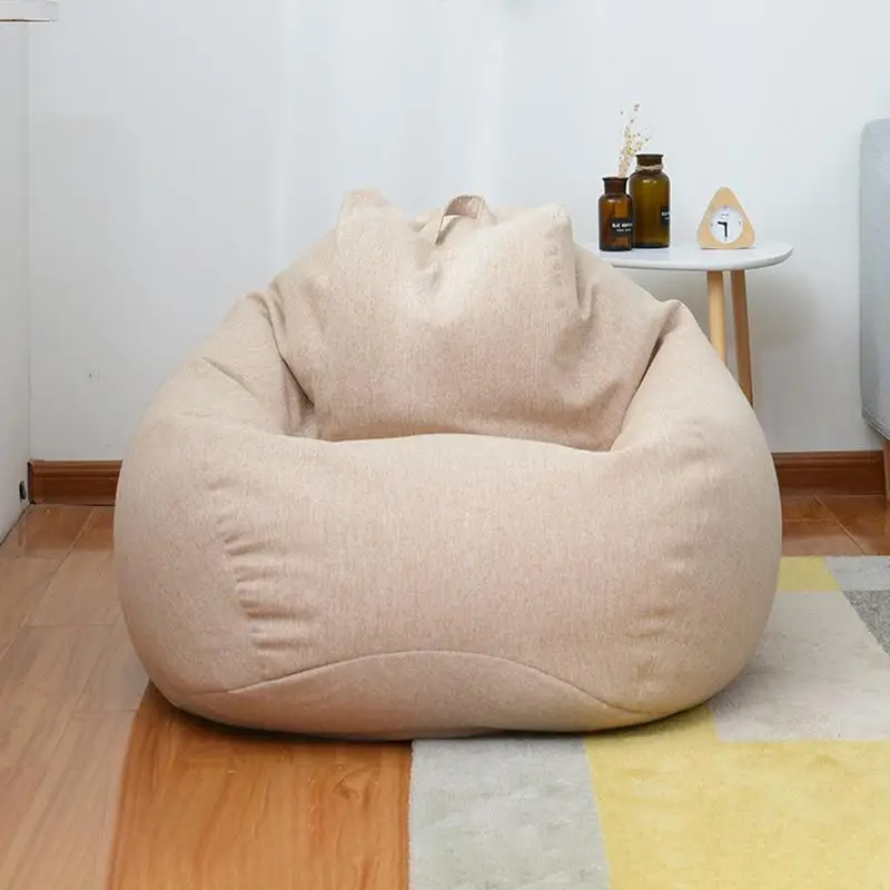 Lazy Sofabezug, bequemer großer Sitzsackbezug ohne Füllstoff für Zuhause, Schlafzimmer, Erwachsene, Kinder, weiche Tatami-Stühle, Bezüge, Sitzsäcke