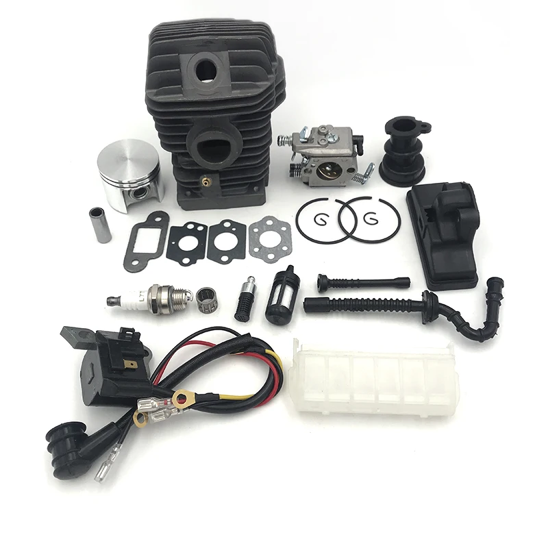 42.5MM Cylinder Piston Ignition Coil Carburetor Kit For STIHL 023 025 MS230 MS250 Chainsaw Walbro WT-286, Zama C1Q-S11E Carb