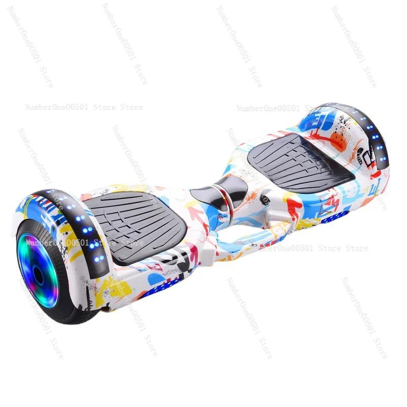 7-Inch portable two-wheeled electric parallel car, children's adult two-wheeled intelligent somatosensory balance car