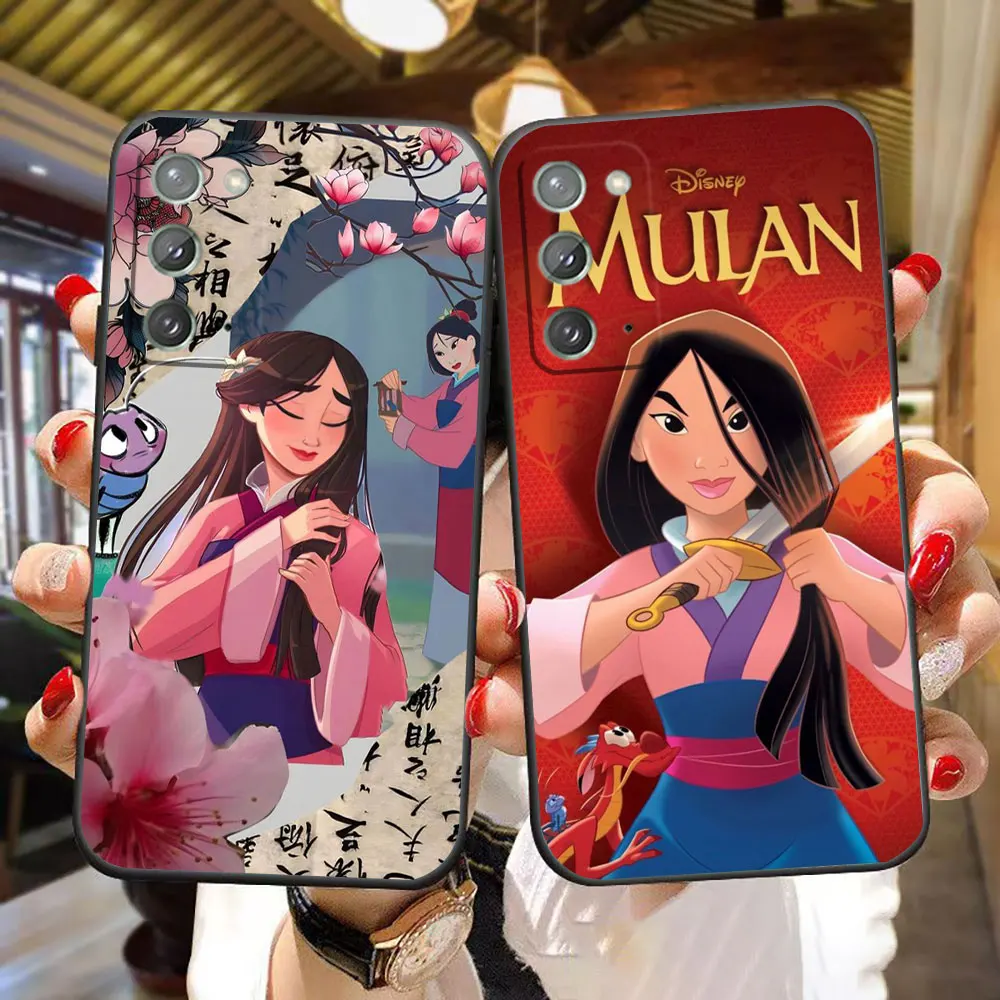 

Disney Mulan Dragon Phone Case For Samsung Galaxy A02S A03S A04E A05S A10E A10S A50 A70 M23 M53 NOTE 20 Black Case Funda Shell