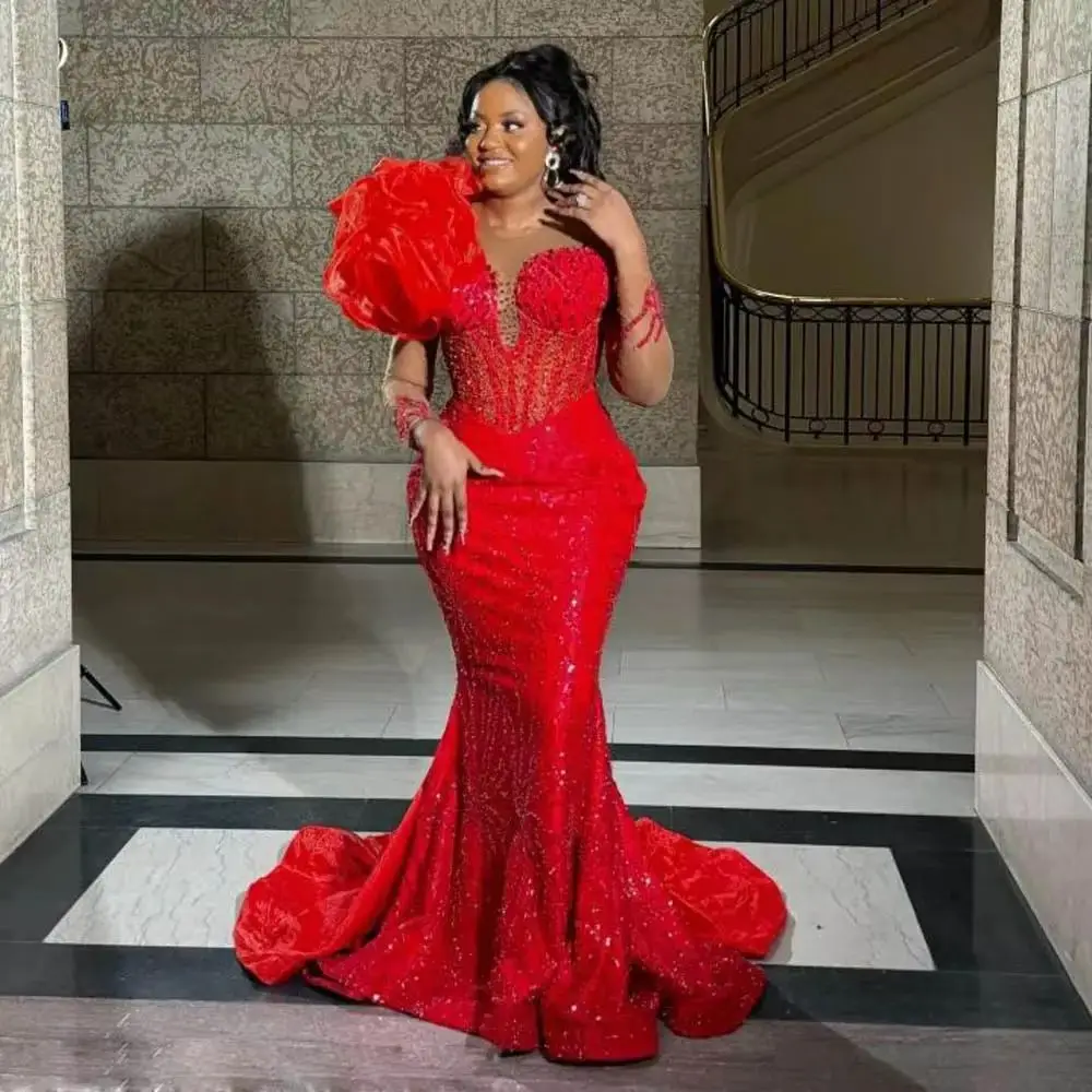 dark red long sleeve prom dress A-Line Puff Sleeves Satin Dark Red Long Prom Dress, Dark Red Long Even toptby
