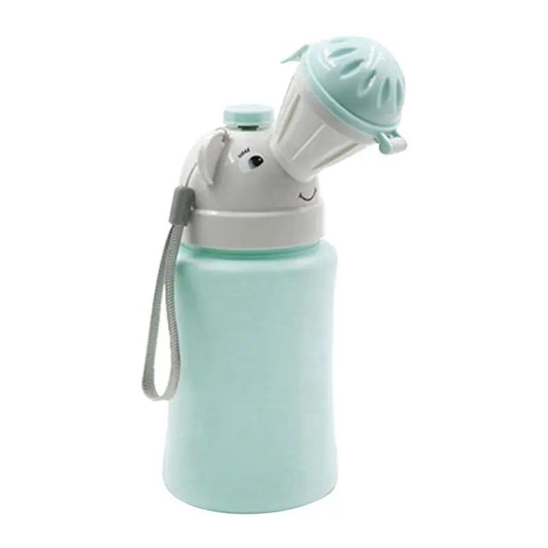 ABTI-Portable Travel Potty For Toddlers - Leak-Proof, Child-Safe Urinal For Boys, Ideal For Car Travel And Camping, Blue