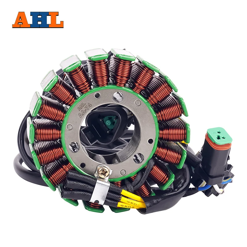 AHL Motorcycle Generator Stator Coil Kit For Can-Am DS 450 DS450 2008 2009 2010 2011 2012 2013 2014 2015 420296323 High Quality