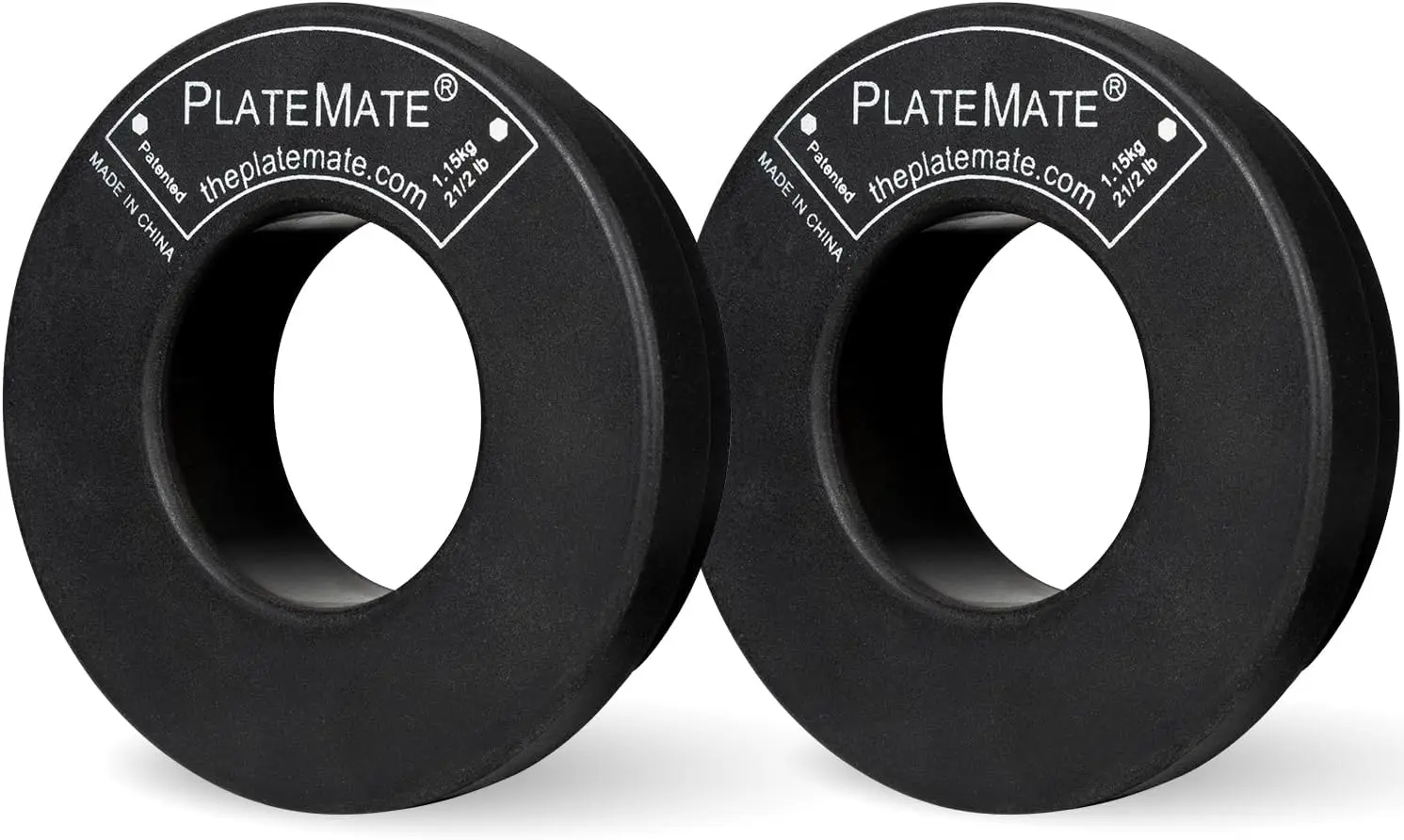 Microload Pair 2 1/2 lb. Magnetic Donut Weights (5 lb. Set)