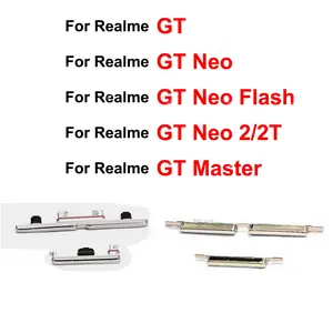 Bilashmart Realme GT GT NEO 2 Neo 2T GT Master Explorer 5G Side Power Volume Keys Small Buttons Flex Cable Replacement
