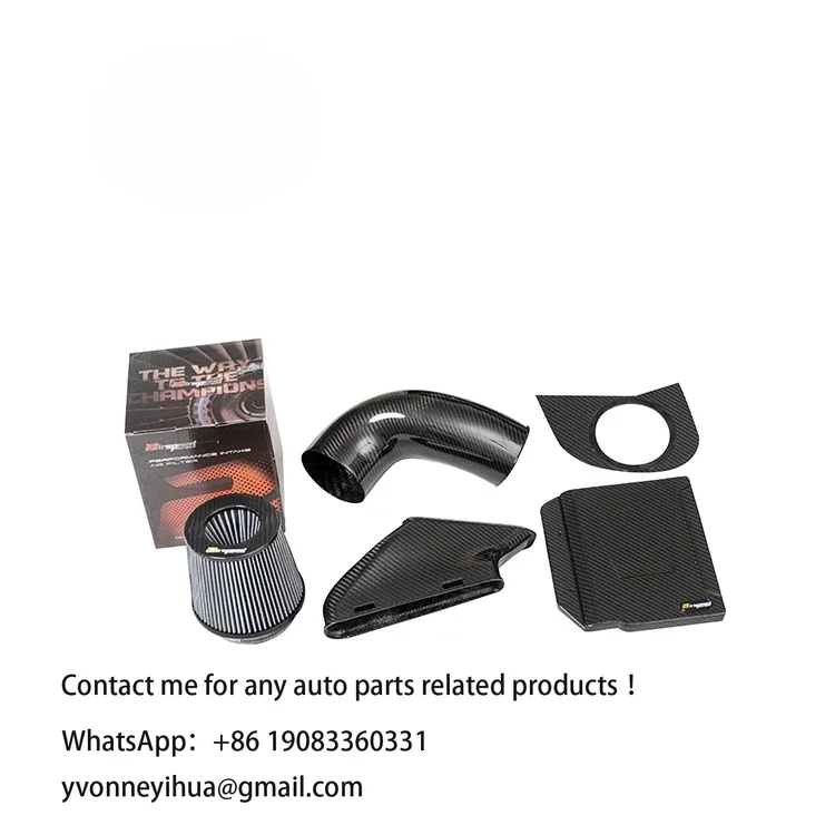 Airspeed Brand Auto Accessories 100% Dry Carbon Fiber Cold Air Intake System For BENZ AMG A45 W177 2.0T