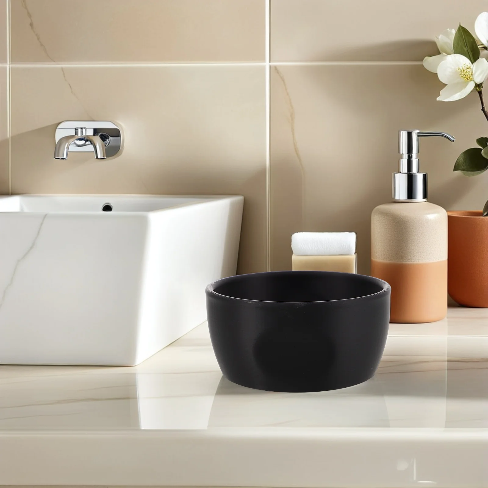 

Bowl Men'S Soap Cup Wide Mouth For Men’S Wet Durable Lather Cup Shaving Mug Beard Shaving Bowl