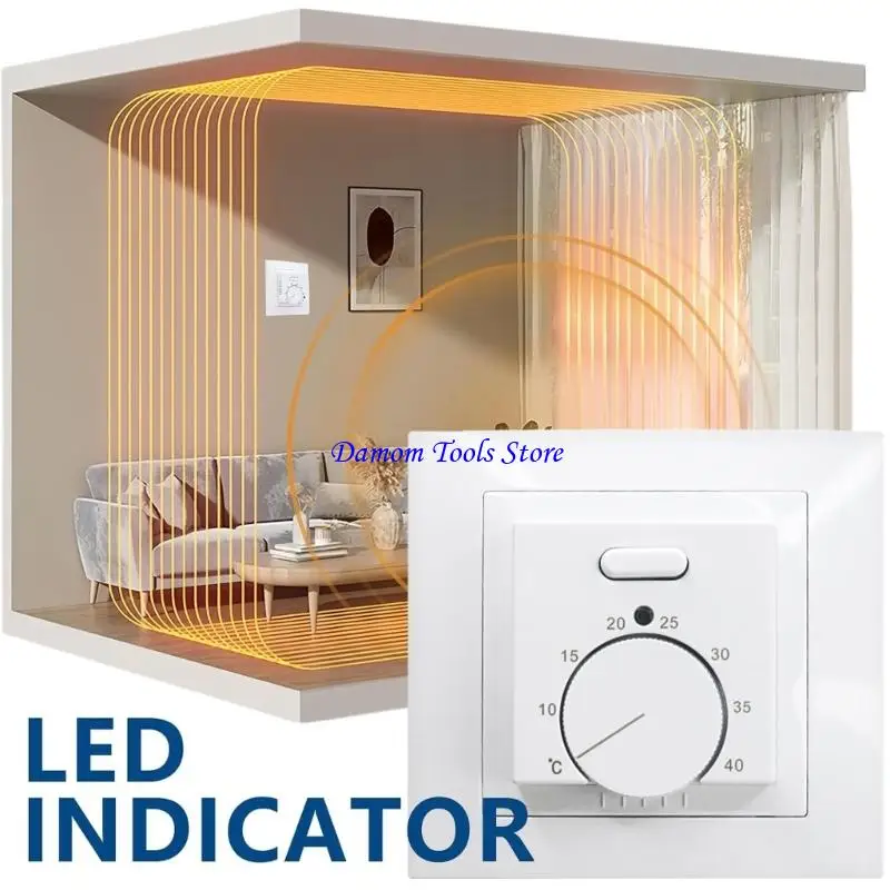 57BE Mechanical Temperature Regulator 16A IP20 Rates For Indoor Climate Management