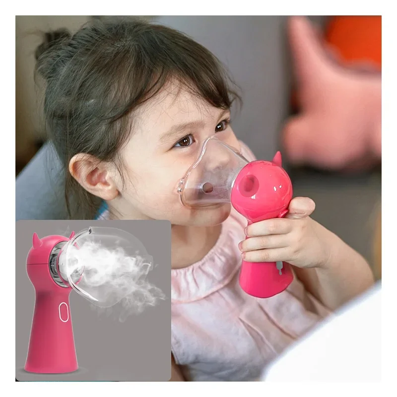 Household USB rechargeable Pocket Ultrasonic Inhaler handheld medical portable mesh nebulizer machine For kids adults baby