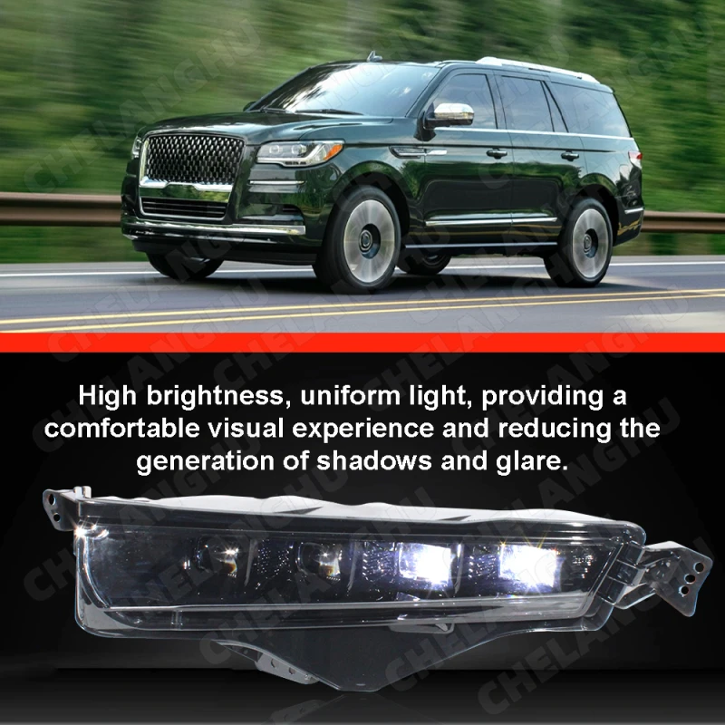 

1 Pcs Left Side Fog Light For Lincoln Nautilus 2020 2021 2022 2023 Car-Styling LED Fog Lamp KA1B-15A255-A