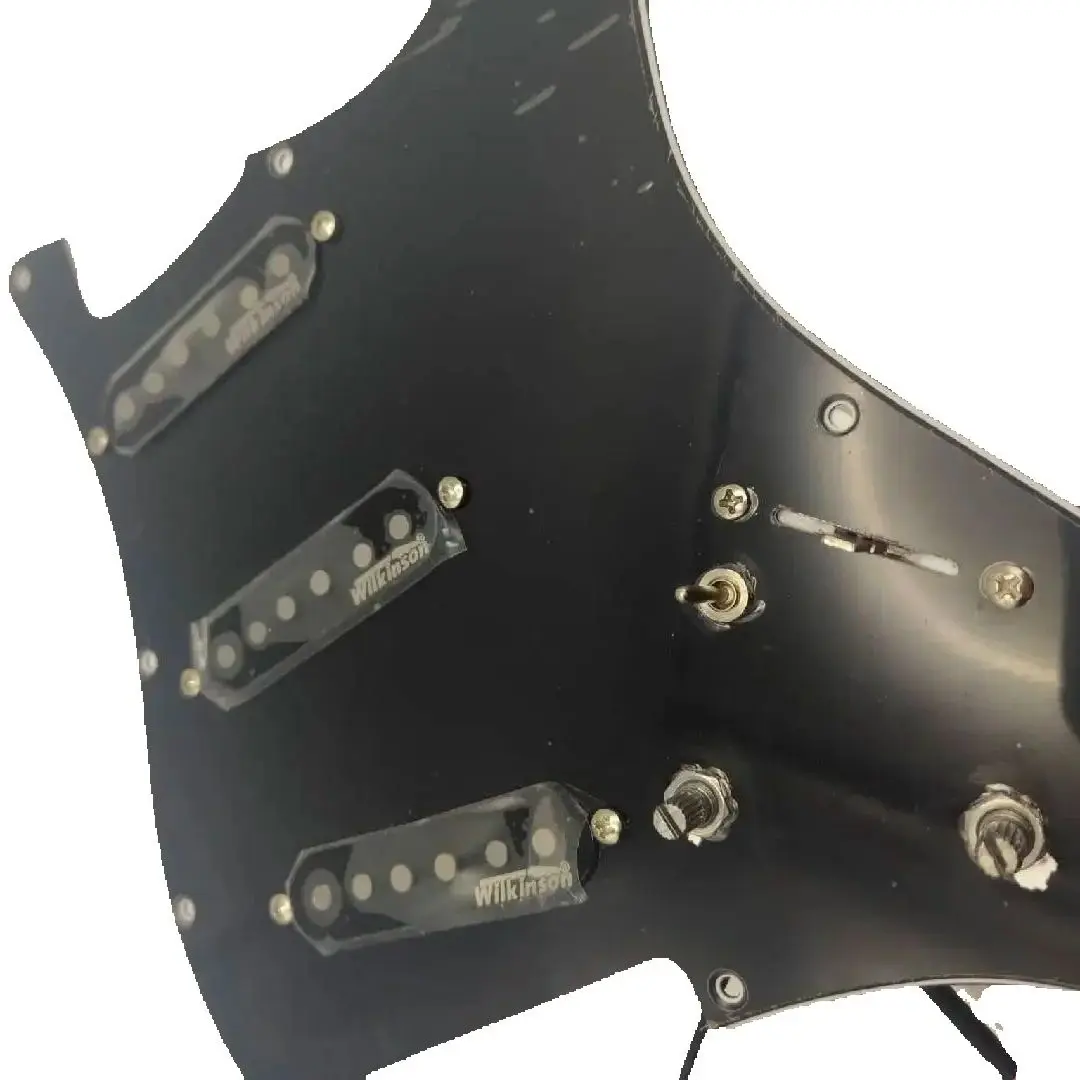 

Hot Products-Guitar Pickups Prewired Pickguard 7-Way Type Fully Loaded Wilkinson SSS Ainico 5 Single Coil Pickups Set