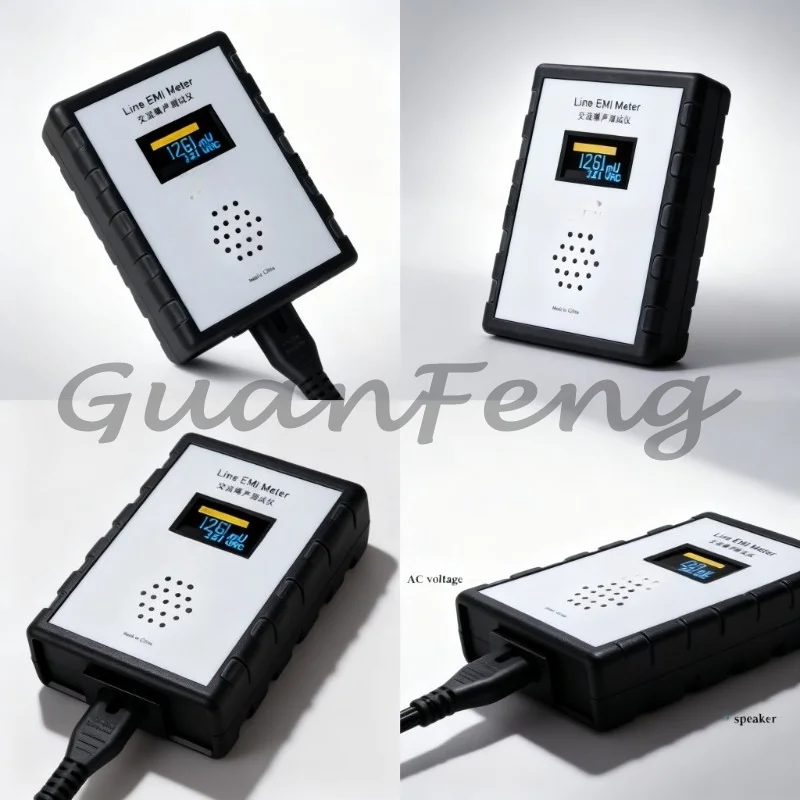 OLED Display Line EMI Measuring Instrument, Broadband AC Power Supply Noise Tester and Ripple Analyzer, EMI Measuring Instrument