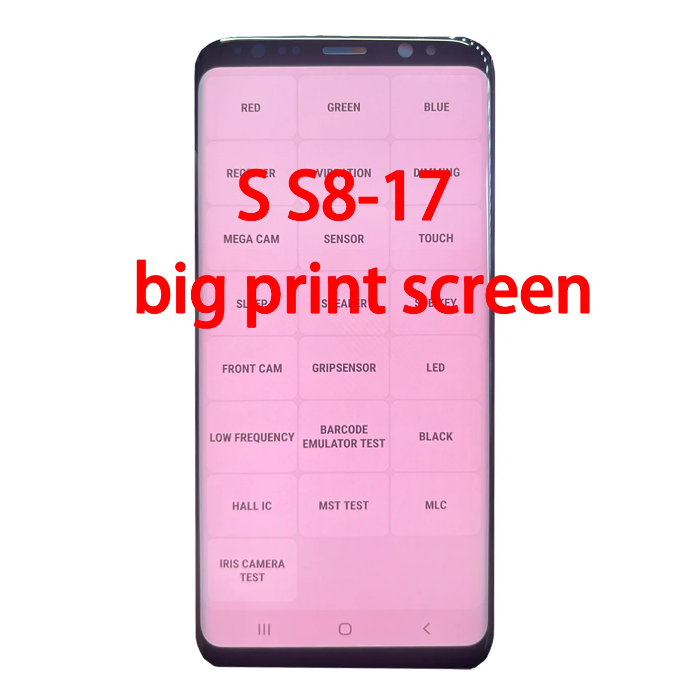 AAA+++Burn Shadows Defect Burn Point Line For Samsung Galaxy S8 G950 G950F LCD Touch Screen Digitizer Display No Frame Parts LCD