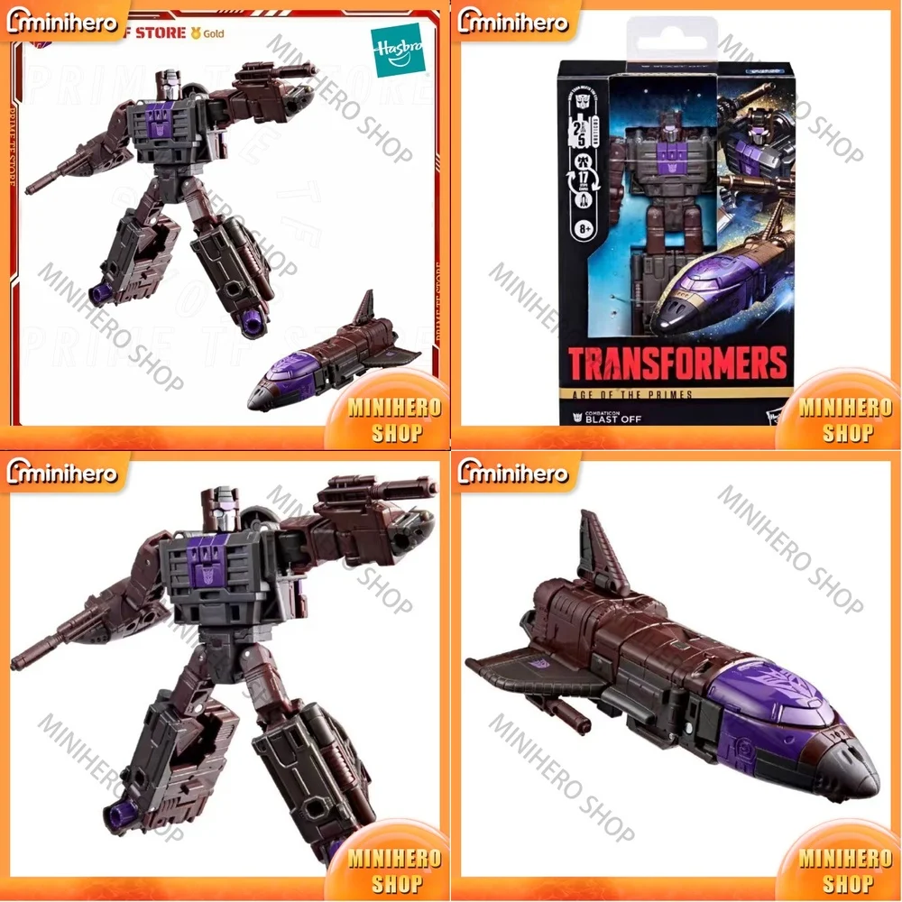 

In Stock Original Hasbro Transformers Age of the Primes Combaticon Blast Off Deluxe Class Super Action Figure Articulated