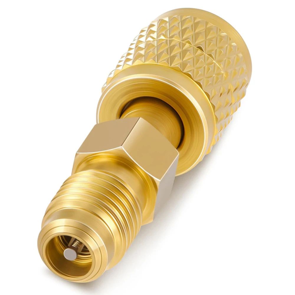 Thick R32/R454B Refrigerant Brass Connector 1/4