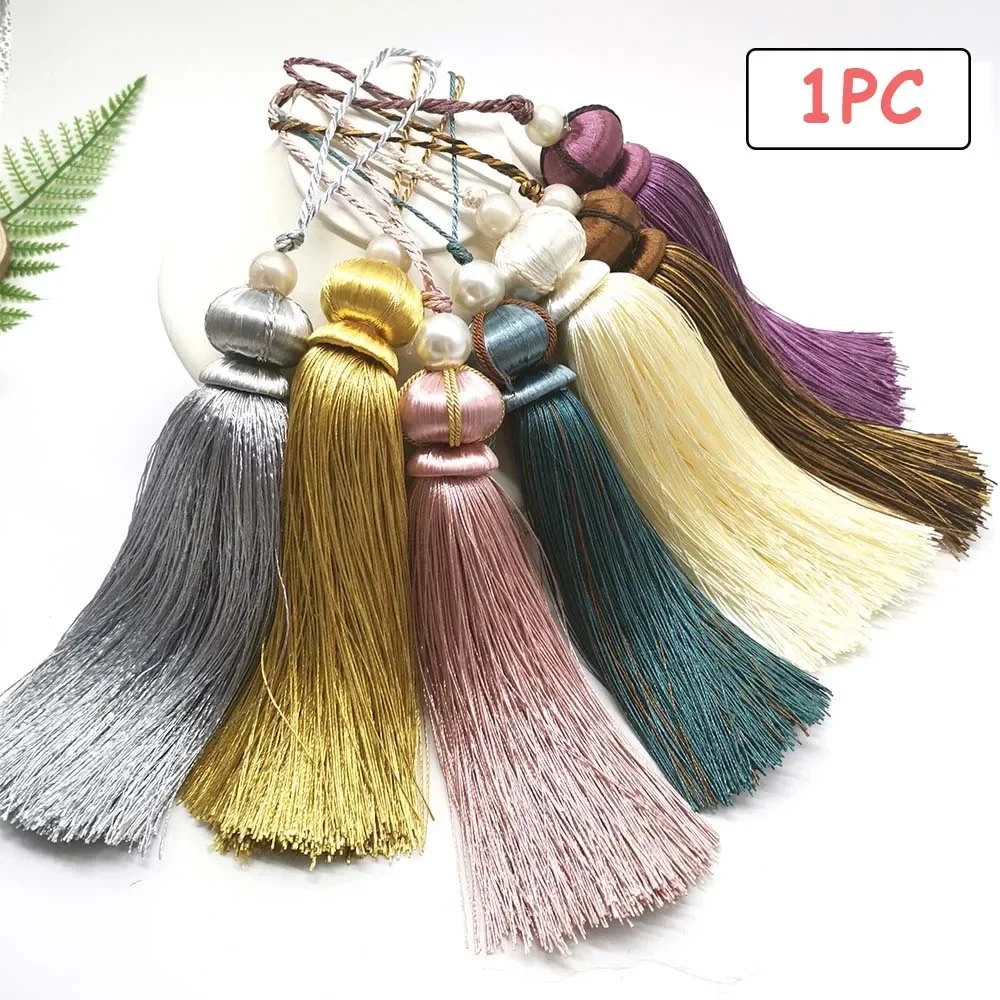 Euro Style Curtain Tassel Polyester Big Tassels 30cm silk tassels DIY  Crafts For Curtain Valance Accessories Decor tassels