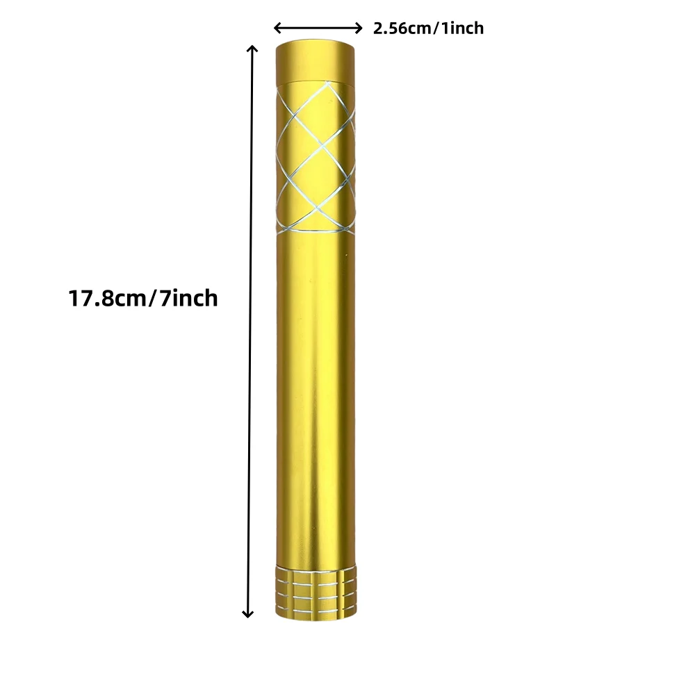 Premium Cigarette Cigar Holder Aluminum Cigar Tube Airtight Container Travel Storage Cigar Tube Smoking Accessories