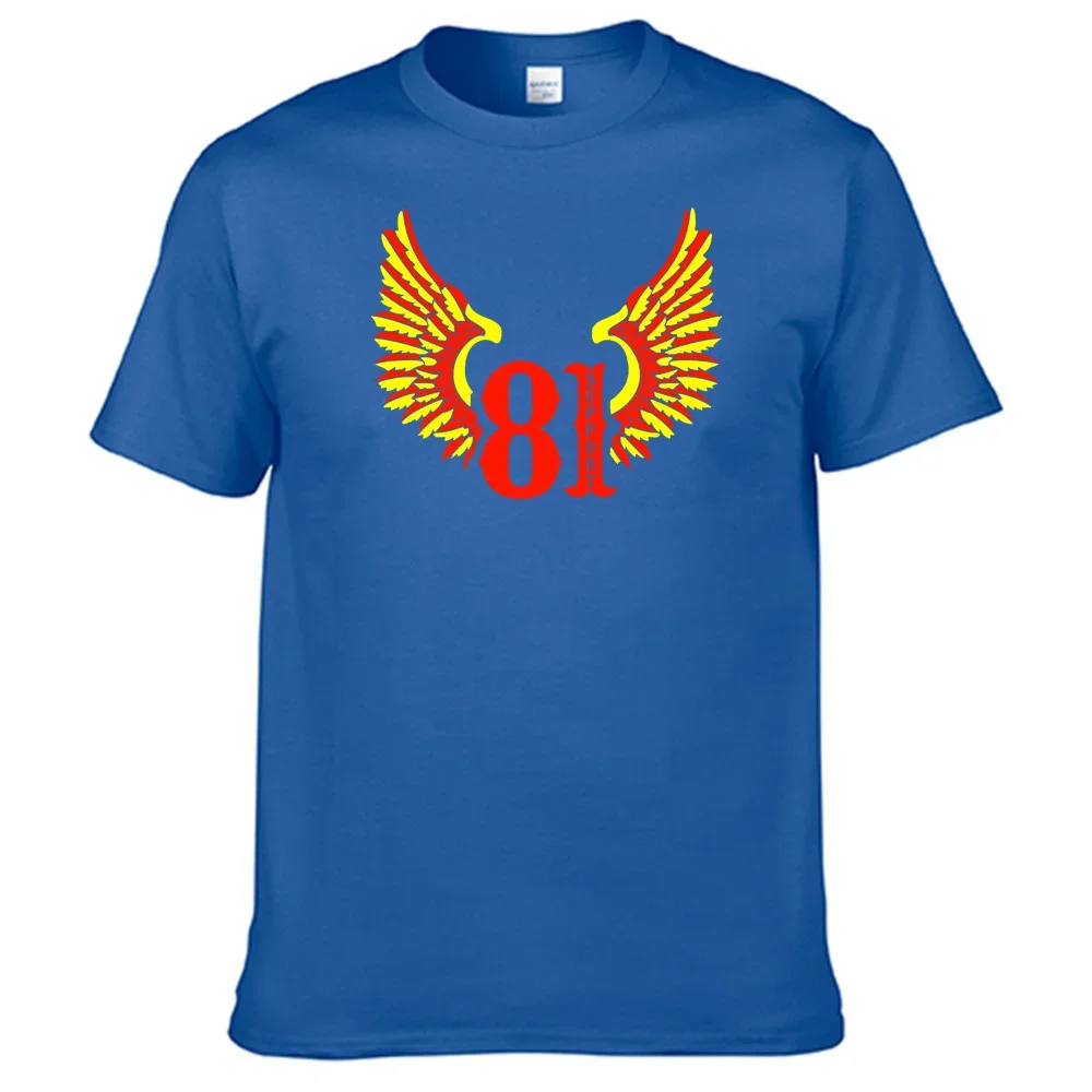 Support 81 Hells Angels T Shirt 100% Cotton Top Sales Shirt N12