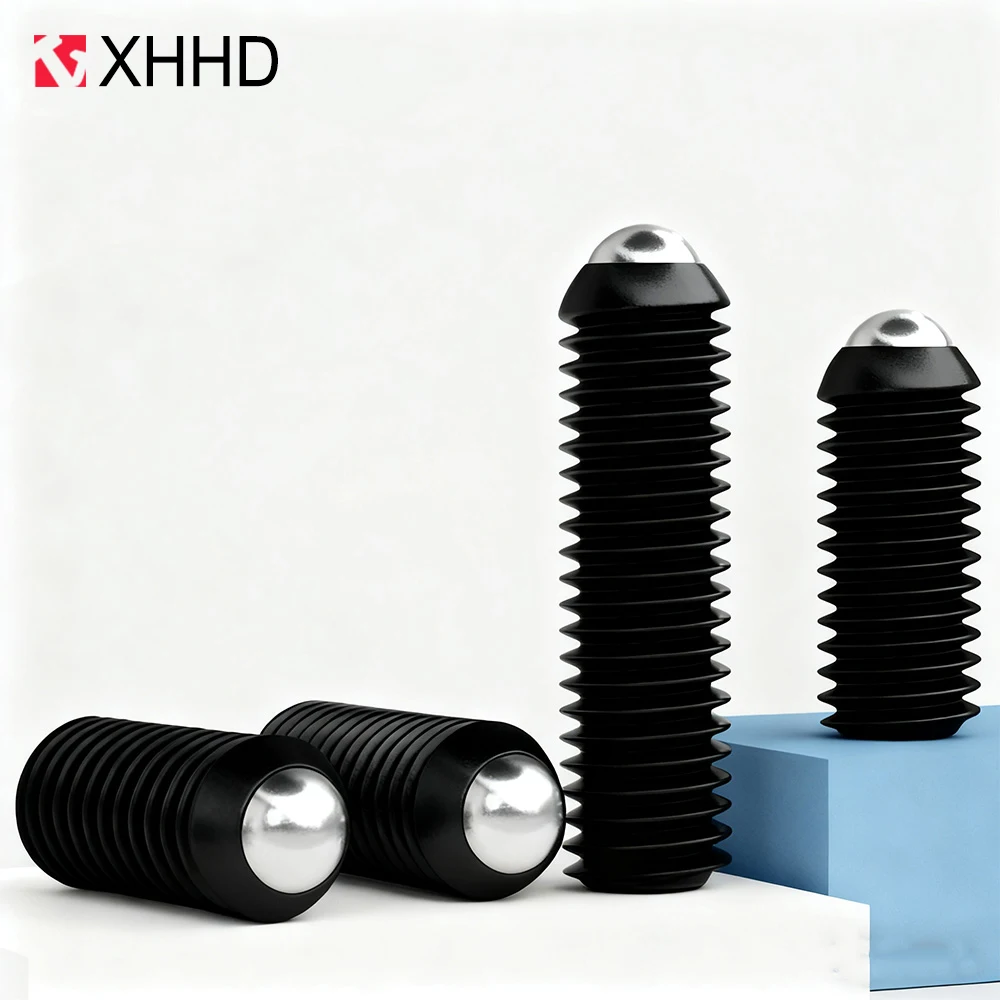 5/10pcs Grade 12.9 Ball Point Set Screws M3 M4 M5 M6 M8 M10 M12 DIN916 Ball Plunger Hex Socket  Set Screw
