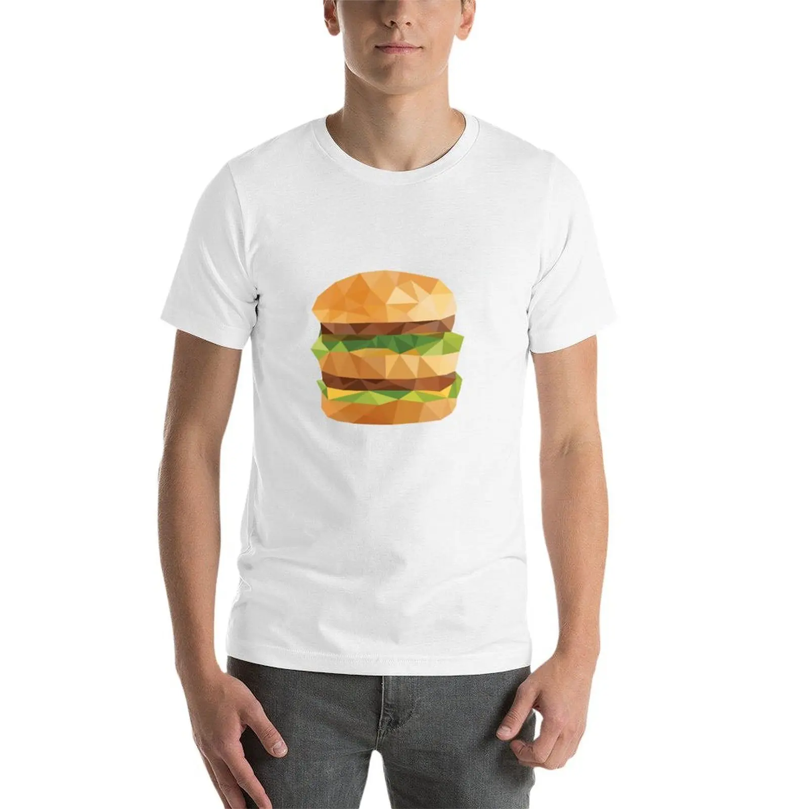 BigMac Lowpoly T-Shirt man tshirt man t shirt cotton high quality man t shirt cotton T-Shirt