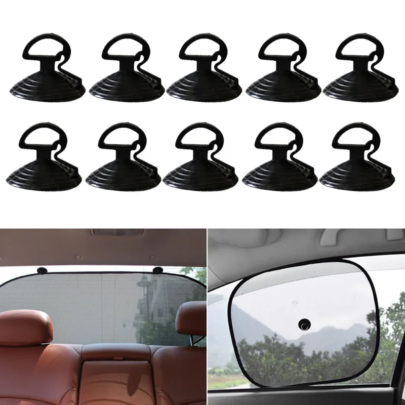 10PCS 35mm Rubber Car Suction Cup Sucker PVC Suction Cup Hook Suction Cup Car Sunshade Sucker Hooks Car Interior Organizer