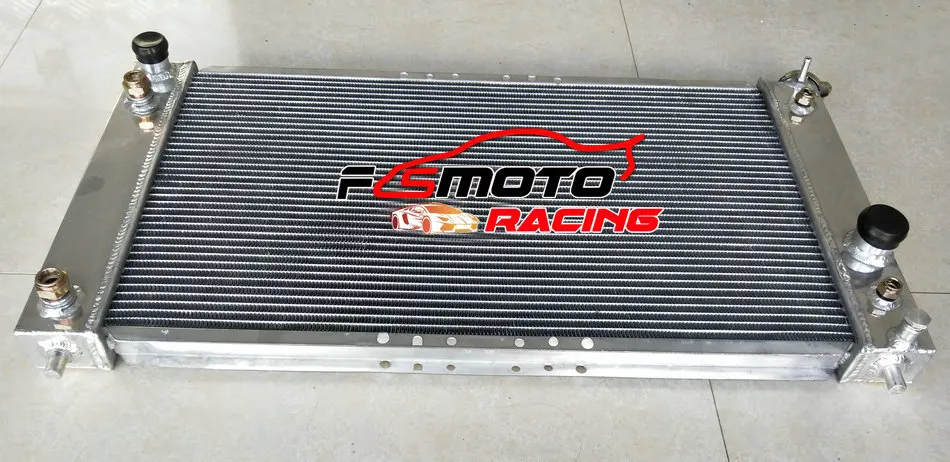 Aluminum Radiator+Fans For Chevy Blazer S10 C1500 GMC Sonoma Jimmy Isuzu V6 1996-2006 2005 2004 2003 2002 2001 2000 AT
