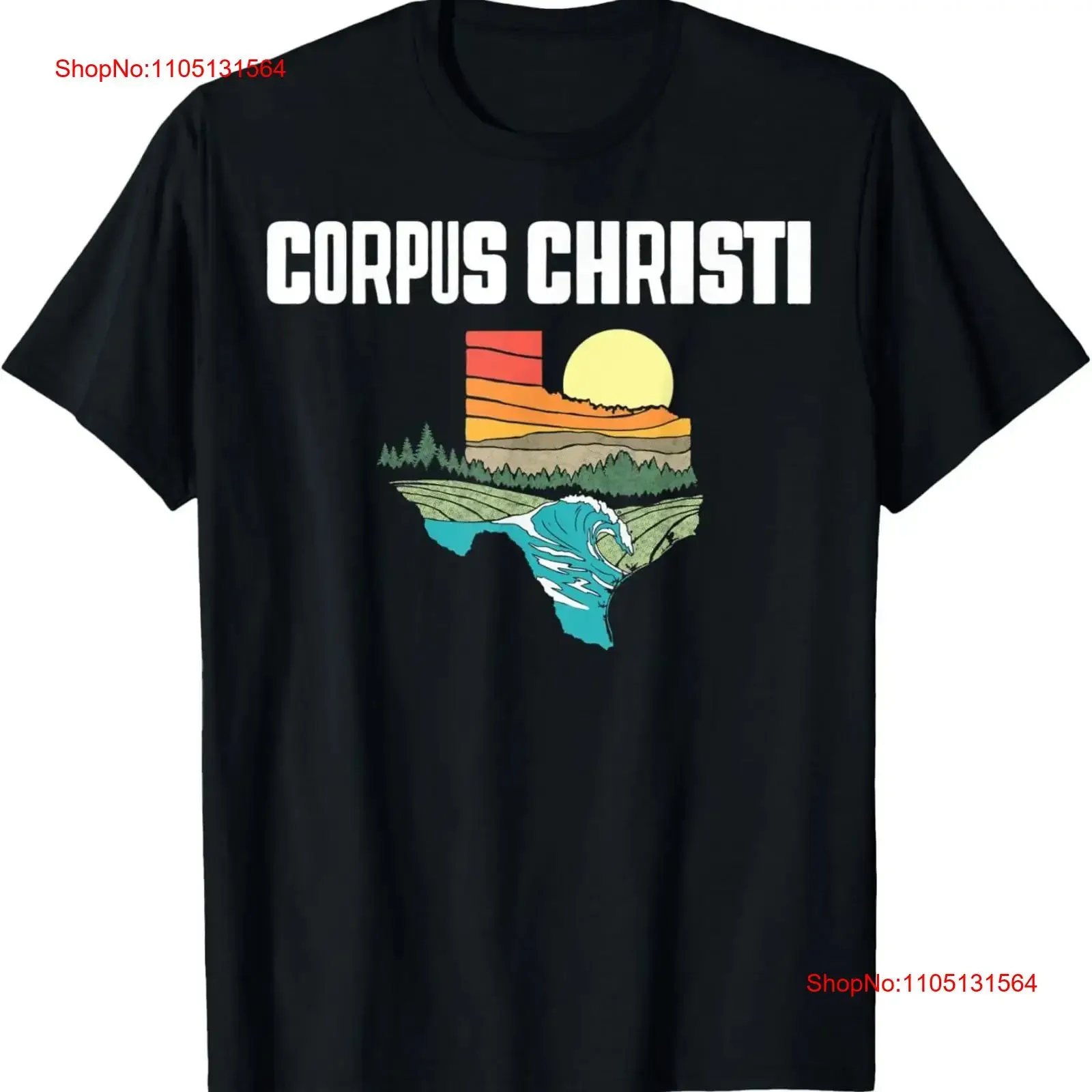 

Corpus Christi Texas Outdoor Vintage Nature Ретро футболка винтажная стираная уличная одежда с графикой унисекс дышащая