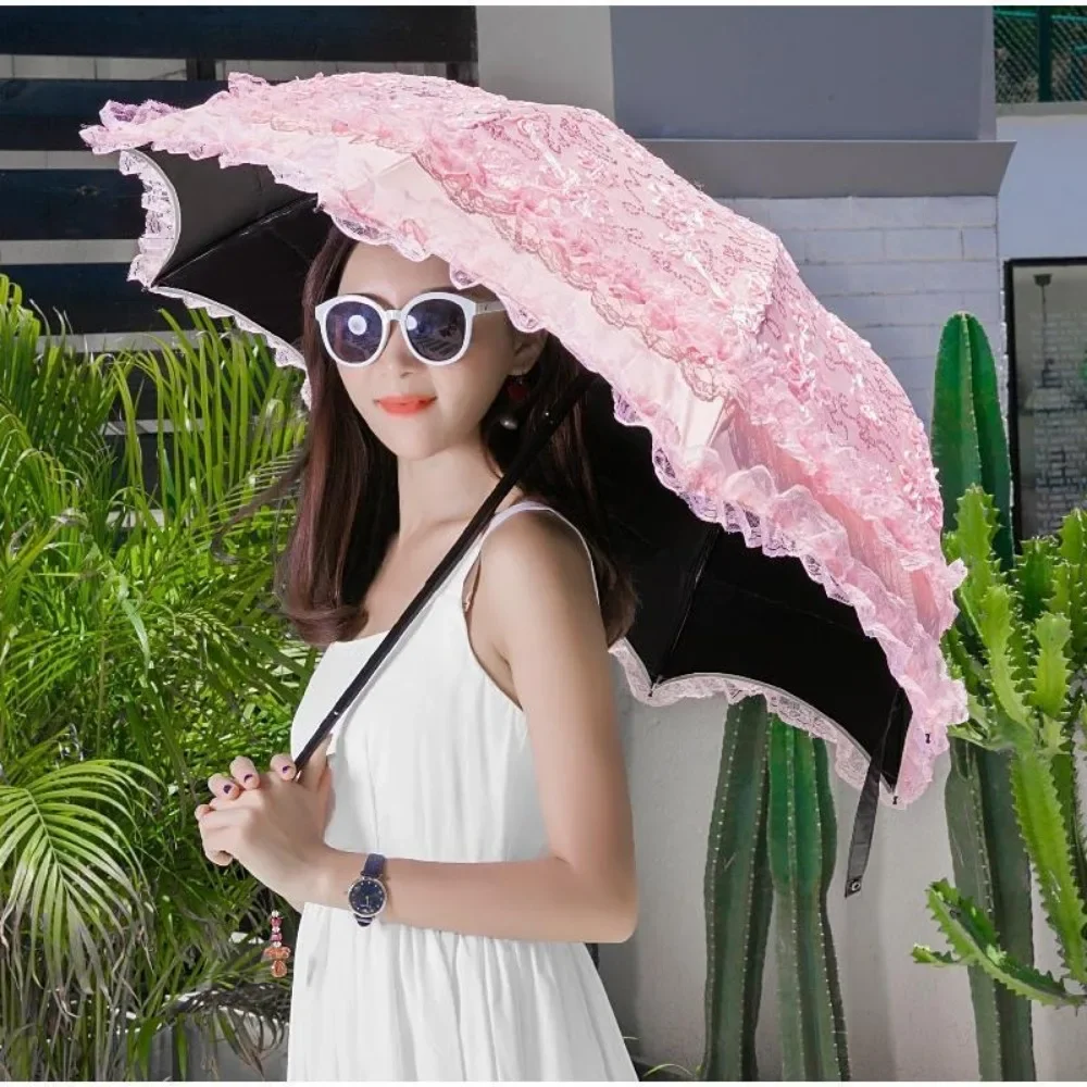 Parapluie de Patients en Dentelle pour ixde Mariage, Haut de Gamme, Photo, Rétro, Français