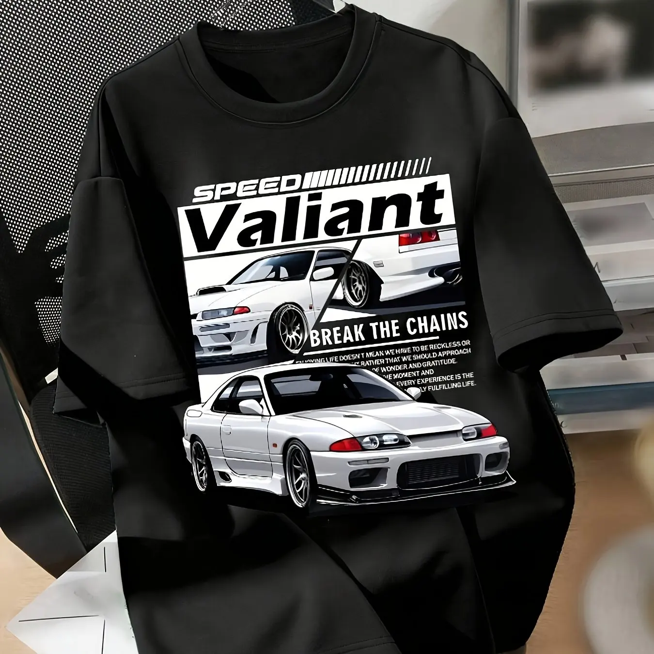 

Summer 2025 Japanese Sports Car Graphic T-shirt - High-quality Round Neck - Summer Comfortable Street T-shirt