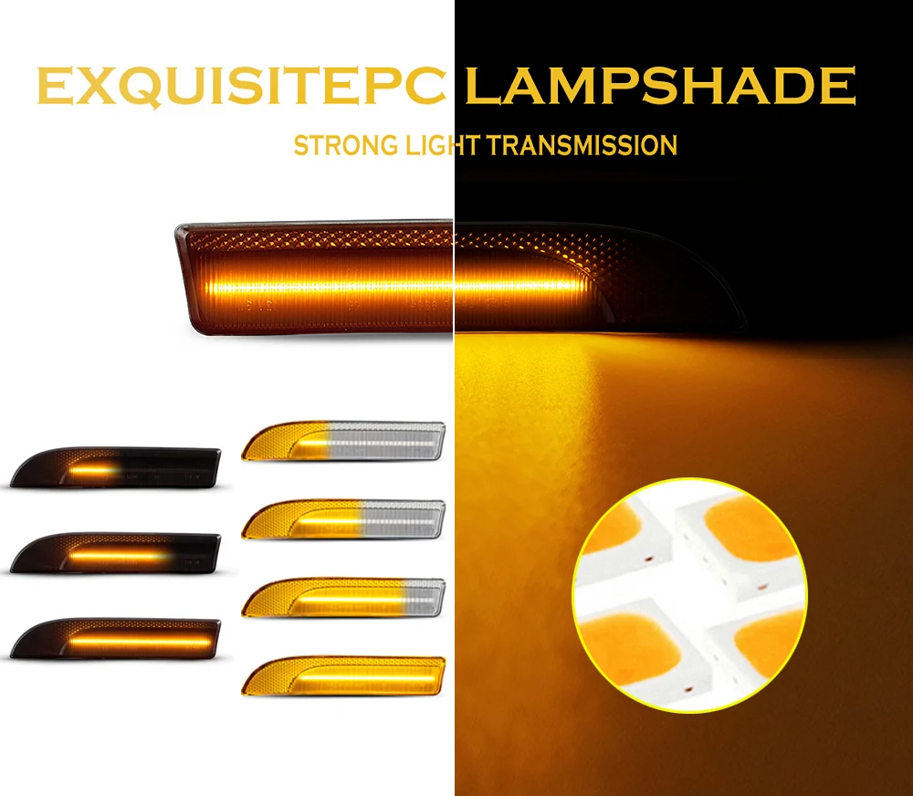 LED Repeat Blinker Front Fender Side Marker Light for Porsche Panamera 970 Chassis G1 2009-2016 Auto Accessories Parts
