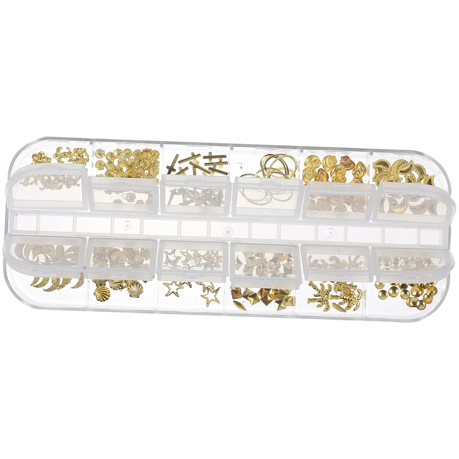 

3 коробки изысканных сплавных украшений для ногтей с морскими животными, для DIY маникюра, декора ногтей, ювелирных изделий, поделок, чехлов для телефонов, из смолы