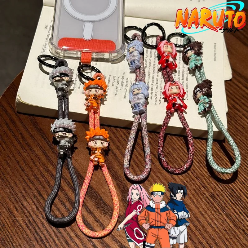 

Cute Naruto Hatake Kakashi Uchiha Sasuke New Creative Cartoon Pattern Mobile Phone Fashion Decorative Pendant For Men and Women