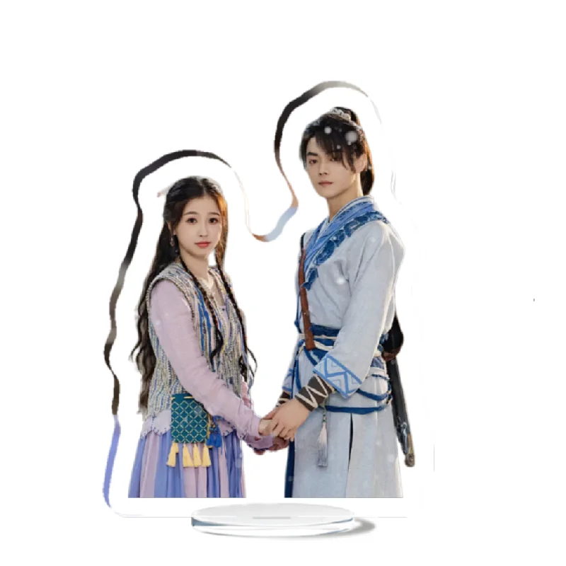 Soso Xu Kai Yu Shuxin ملصق 12 سنتيمتر الوقوف السيف والجنية الاكريليك الدراما Stills الإنسان علامة توقف ديكور المنزل سطح المكتب الحلي