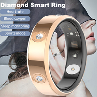 For Xiaomi Smart Ring Copy Diamond Health Monitorig Blood Oxygen Sleep Heart Rate Multi-sports Wedding Luxury Jewelry Gift Rings