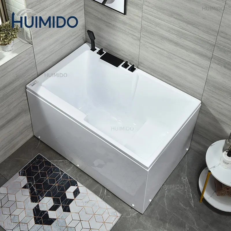 Acrylic surf massage thermostatic bathtub small apartment deepened Japanese Internet celebrity bathtub