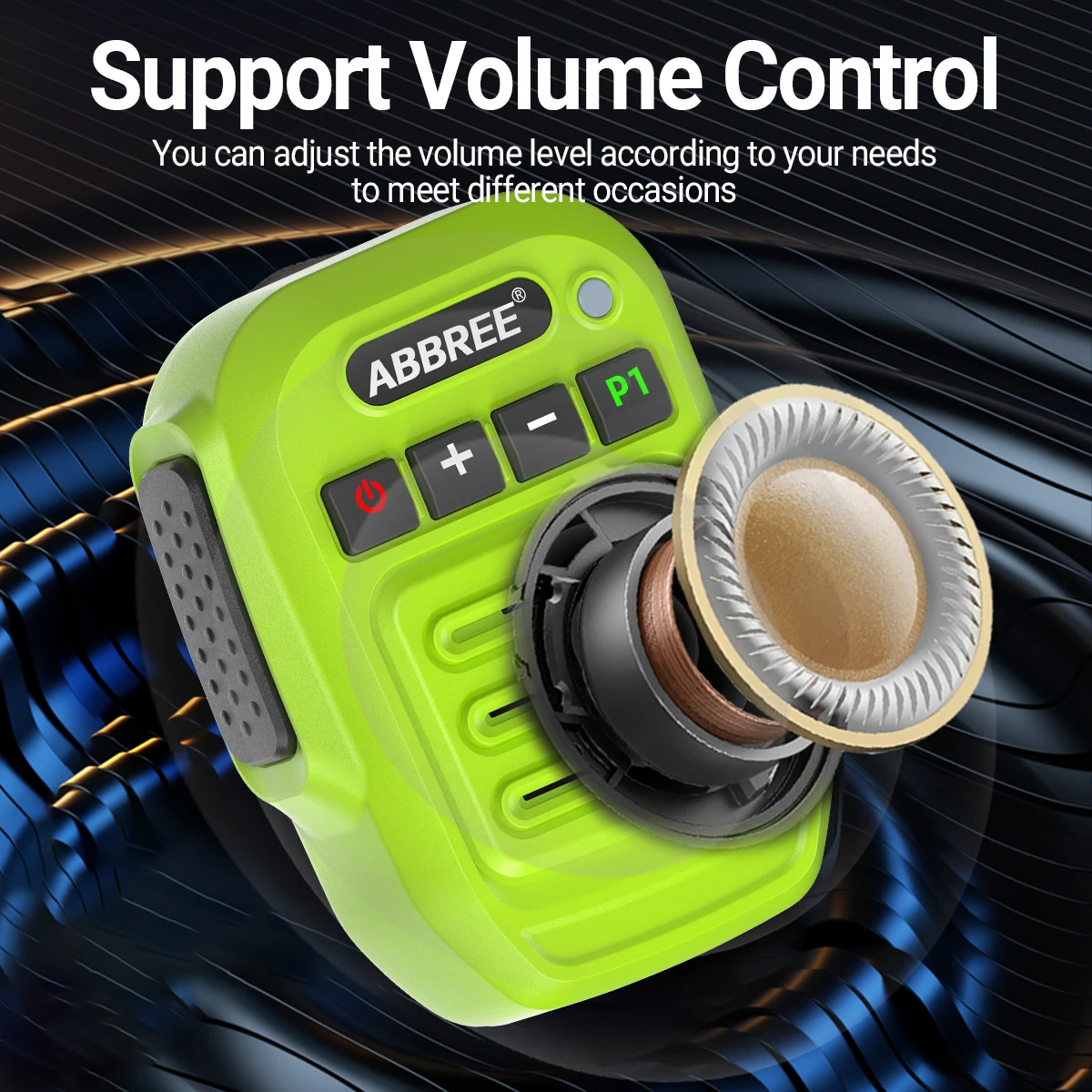 Micrófono Bluetooth PTT compatible Baofeng Quansheng - imagen 3