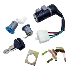 For Honda ZX50 Dio 50 AF27 AF28 1 Set 5 PIN Motorcycle Power Door Full Lock Scooter Engine Starter Switch Locking Buffer