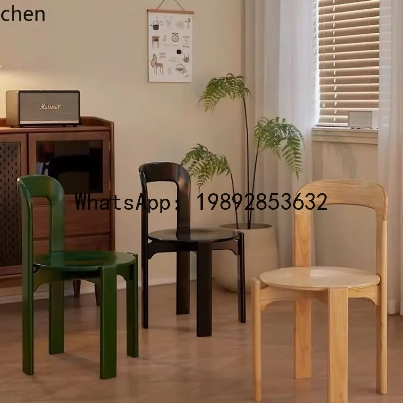 A1 Retro Living Room Small Apartment Backrest Chair Thickened Chair
