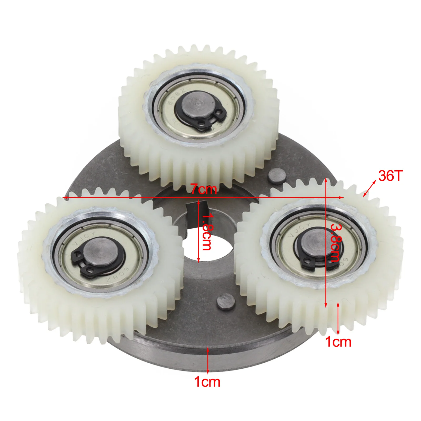 36T250W Gear 8 FUN Electric Bike Gear Practical Thickness 12mm Diameter 38mm Drive Motor High quality Materials