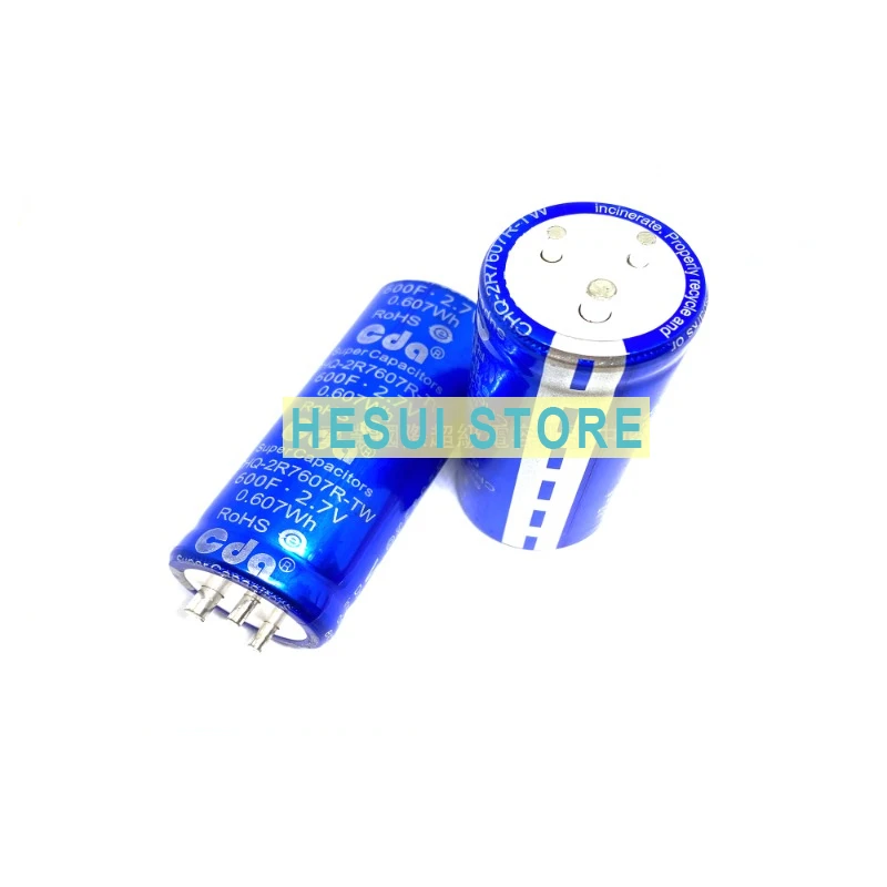 CHQ-2R7607R-TW/L3 2.7V600F Super Farad capacitor storage 2.7V500F