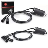 2 uds bobina de encendido y tapas para Honda CB650 CB750 CB900 CB1000 1979-1983 Goldwing 1100 1200 GL 1100 1200 Nighthawk 650 750