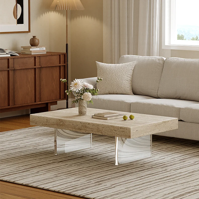 Minimalist Space Saving Cofee Table Cream Creative Storage Modern Side Table Delicacy Tiny Cute Mesita Living Room Furniture 